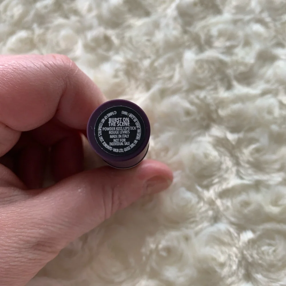 New MAC Burst on the Scene Powder Kiss Matte Lipstick